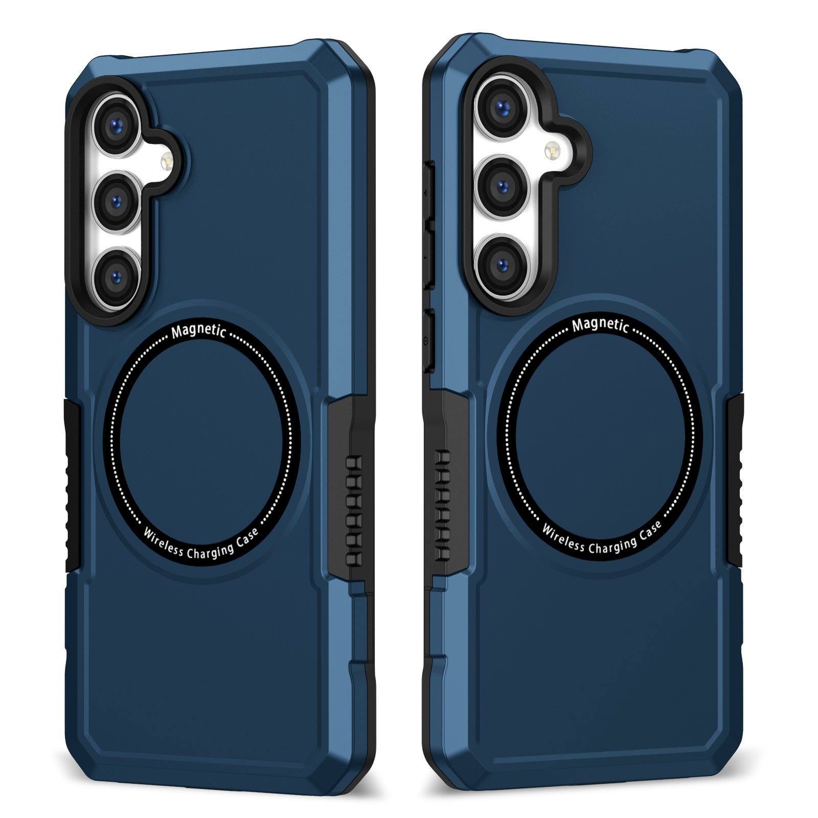 For Samsung Galaxy S24+ Magnetic Case PC + TPU Scratch-Resistant Back Cover For Samsung Galaxy S24+ Magnetic Case PC + TPU Scratch-Resistant Back Cover